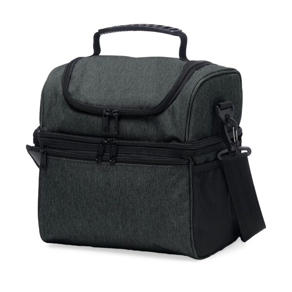 Bolsa Térmica Personalizada Nylon 12L Dupla Preto