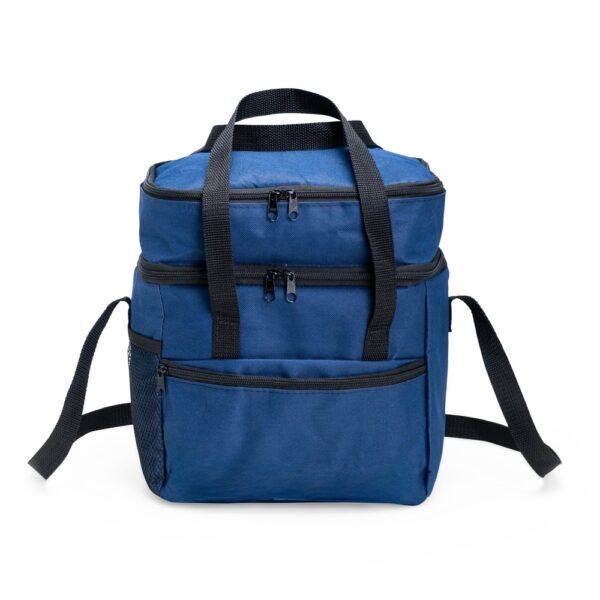 Bolsa Térmica Personalizada Poliéster 14L Dupla Azul