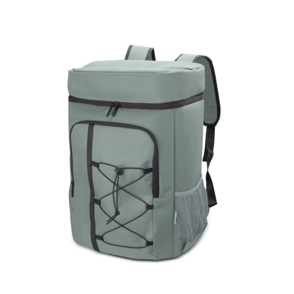 Mochila Térmica Personalizada Poliéster 600D 29L Cinza