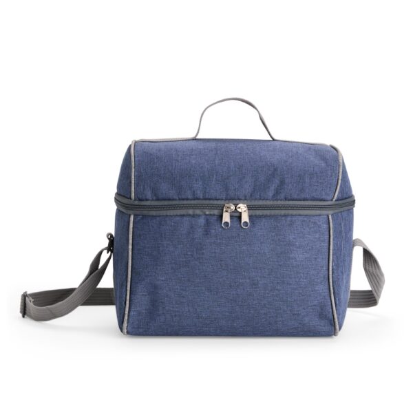 Bolsa Térmica Personalizada Poliéster 14L Alça de Ombro Azul