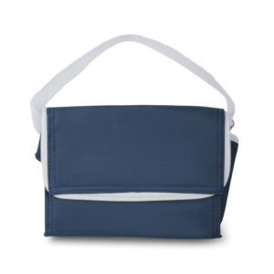 Bolsa térmica personalizada azul poliéster 600D 19x14cm