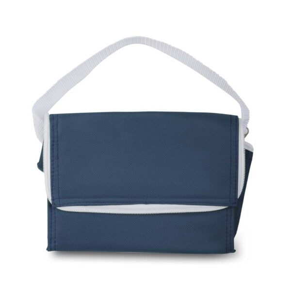Bolsa térmica personalizada azul poliéster 600D 19x14cm