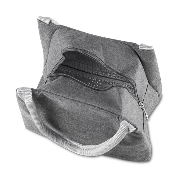 Bolsa térmica cinza personalizada silk screen empresa