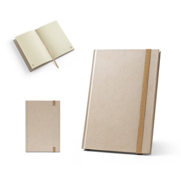 Caderno Ecológico Personalizado Capa Dura 21,6x14,7cm Kit