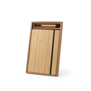 Caderno Ecológico Personalizado Bambu 25,5x16cm
