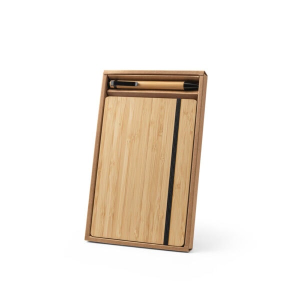 Caderno Ecológico Personalizado Bambu 25,5x16cm