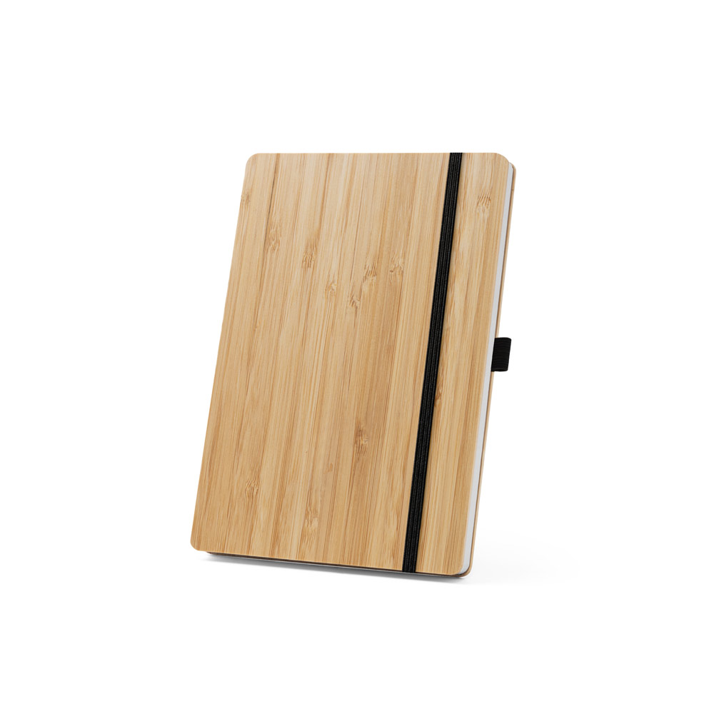 - Huble Brindes Corporativos Caderno Ecológico Personalizado Bambu 25,5x16cm - Imagem 3