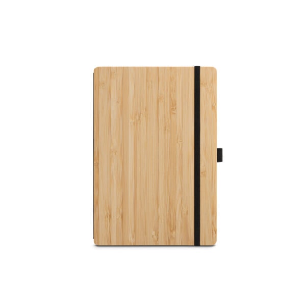 Caderno Ecológico Personalizado Bambu 25,5x16cm Ambientada