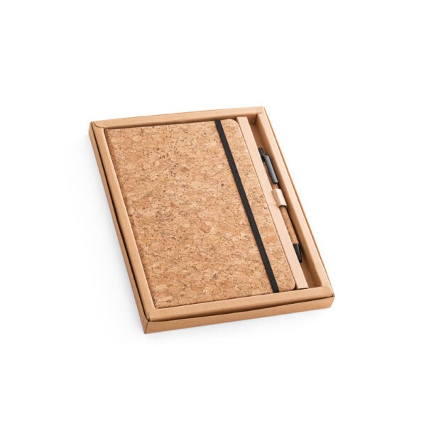 Caderno Ecológico Personalizado Cortiça 21x14cm