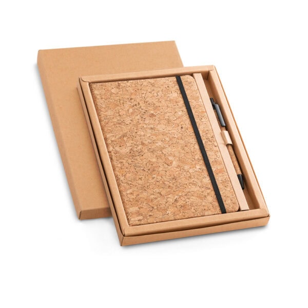 Caderno Ecológico Personalizado Cortiça 21x14cm