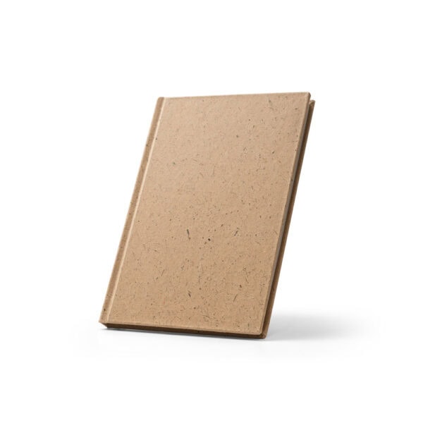 Caderno Ecológico Personalizado Casca de Coco e Algodão Reciclado 20,5x14,5cm