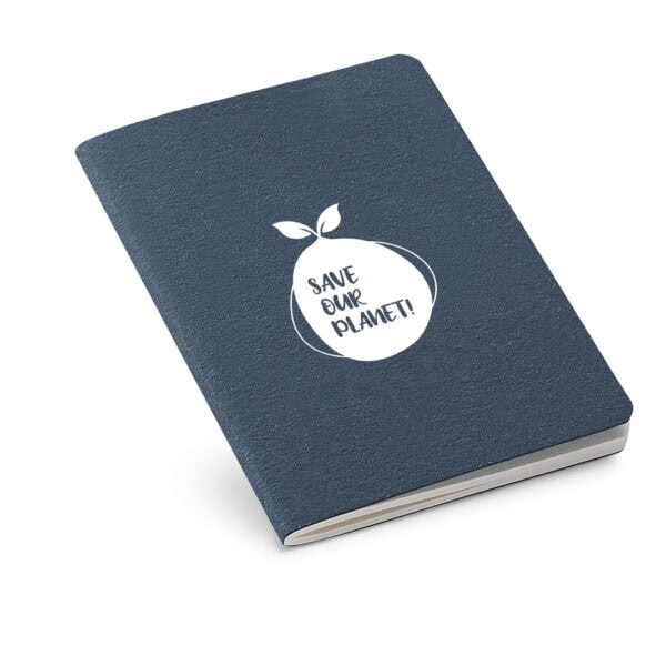Caderno Ecológico Personalizado Reciclado 12,5x9,3cm Gravação