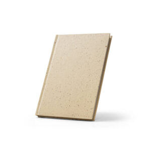 Caderno Ecológico Personalizado Cevada e Algodão Reciclado Capa Dura 20,5x14,5cm