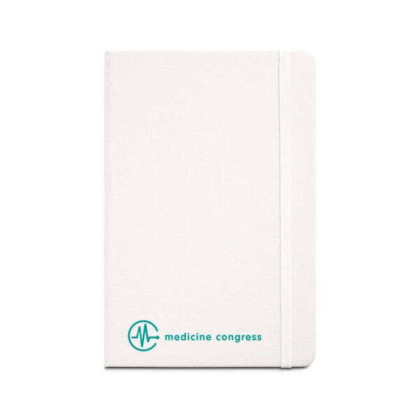 Caderno Ecológico Personalizado rPET Antibacteriano Capa Dura 21x14cm Gravação