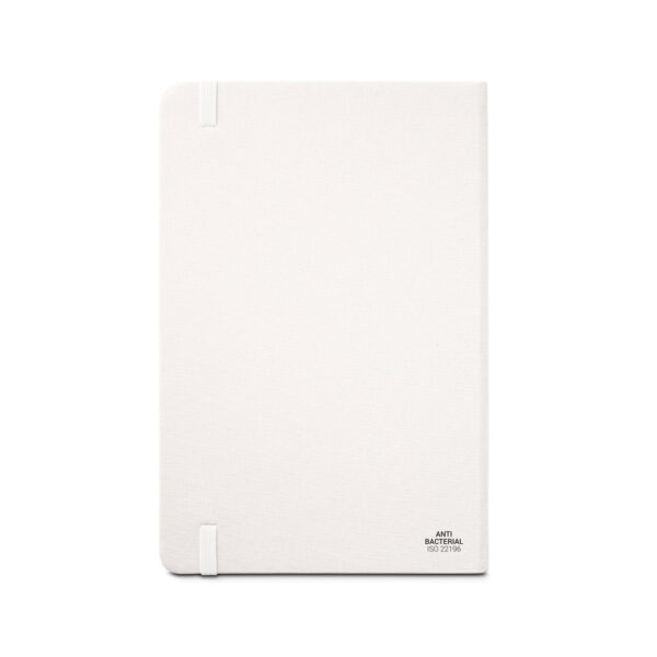 Caderno Ecológico Personalizado rPET Antibacteriano Capa Dura 21x14cm