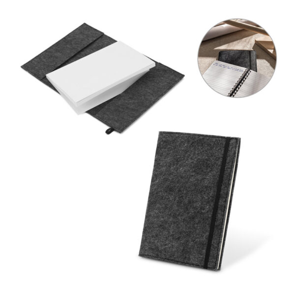 Caderno Ecológico Personalizado rPET 21x15cm Kit