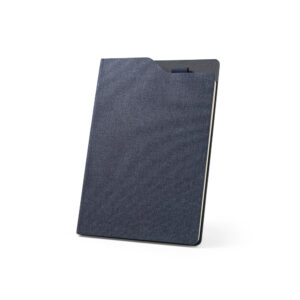 Caderno Ecológico Personalizado rPET Porta Caneta Capa Dura 21,2x14,8cm