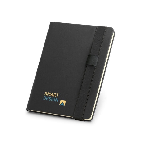 Caderno Personalizado Couro Sintético Capa Dura 21x14,5cm Gravação