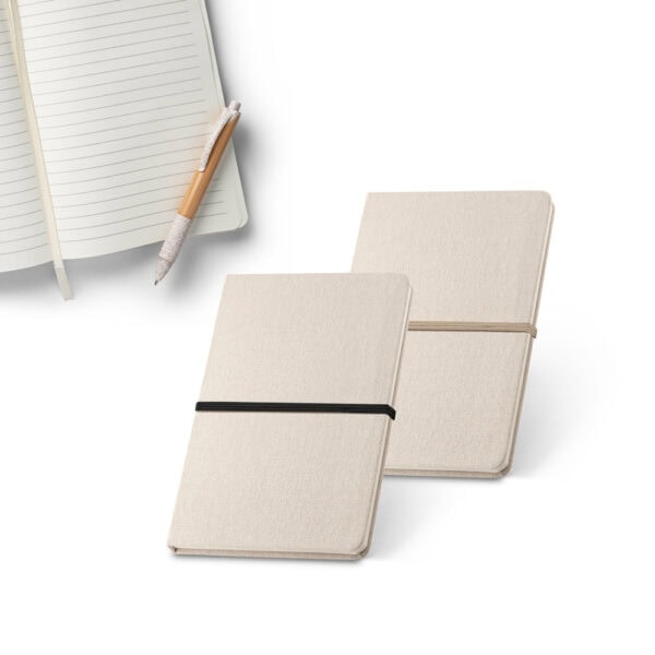Caderno Personalizado Linho Capa Dura 21x14cm Kit
