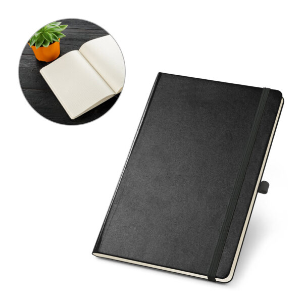 Caderno Personalizado Capa Dura Porta Caneta 21x13,7cm Kit
