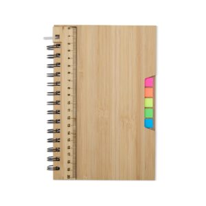 Caderno Ecológico Personalizado Bambu A5 20,9x14,8cm