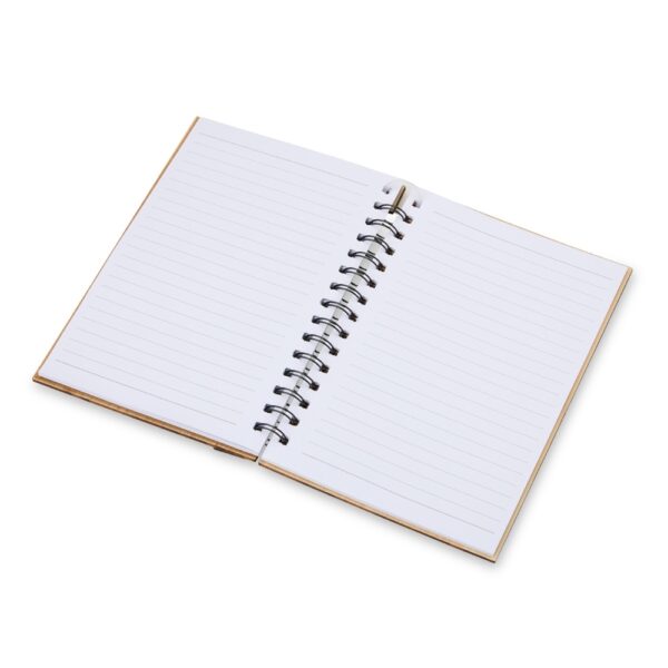 Caderno Ecológico Personalizado Bambu A5 20,9x14,8cm Detalhe