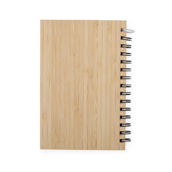 Caderno Ecológico Personalizado Bambu A5 20,9x14,8cm Detalhe