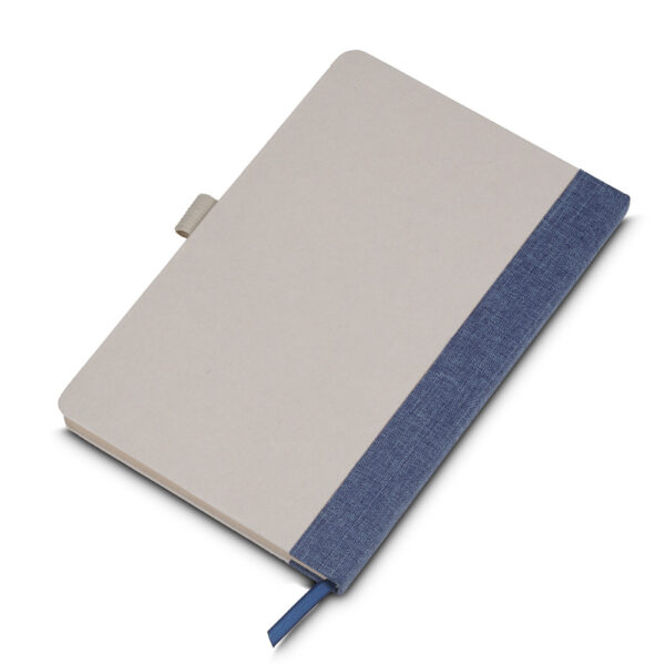 Caderno Ecológico Personalizado Fibra de Cana e rPET Porta Caneta A5 21x14cm Fot