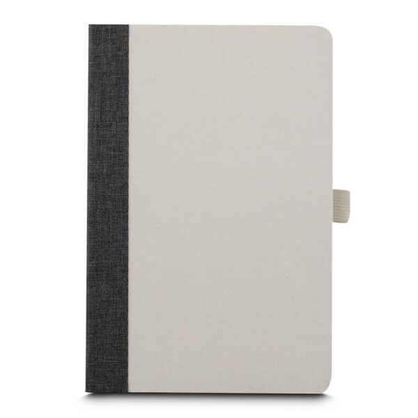 Caderno Ecológico Personalizado Fibra de Cana e rPET Porta Caneta A5 21x14cm Fot
