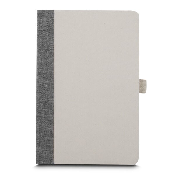Caderno Ecológico Personalizado Fibra de Cana e rPET Porta Caneta A5 21x14cm Fot