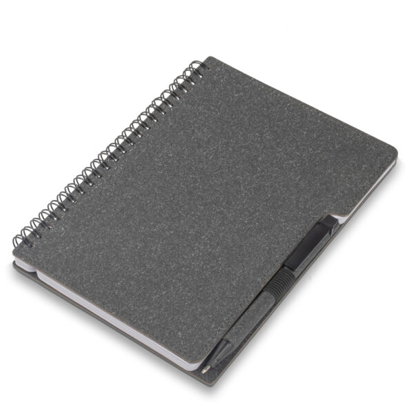 Caderno Ecológico Personalizado Papelão Reciclado com Caneta A5 37x13,8cm Foto