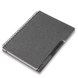 Caderno Ecológico Personalizado Papelão Reciclado com Caneta A5 37x13,8cm