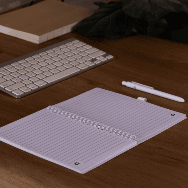 Caderno Personalizado PP Wire-o com Caneta A5 21x14cm Foto