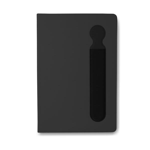 Caderno Personalizado PU Capa Dura Porta Caneta A5 21,5x14,5cm Foto