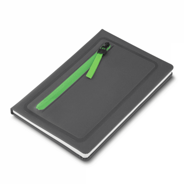 Caderno Personalizado PU Capa Dura A5 21,5x15,5cm Verde