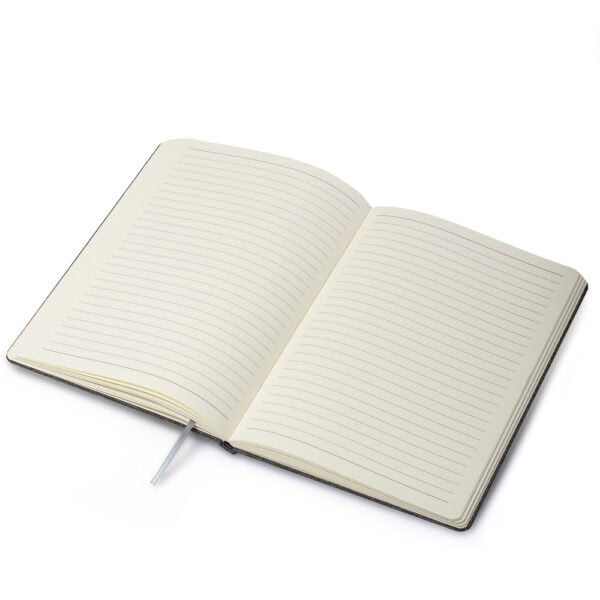Caderno Ecológico Personalizado rPET e Bambu Porta Caneta Capa Dura A5 21,3x14,5