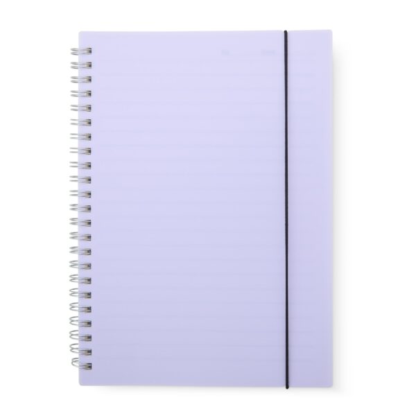 Caderno Personalizado Plástico A5 21x15,3cm Roxo