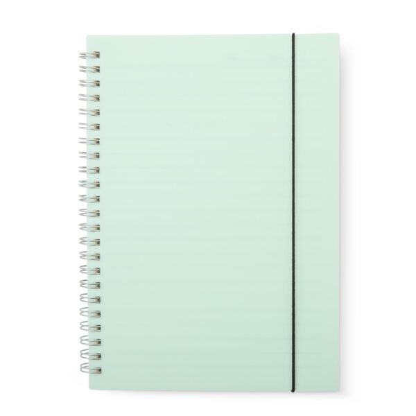 Caderno Personalizado Plástico A5 21x15,3cm Verde