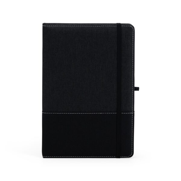 Caderno Personalizado Porta Caneta A5 21x14,2cm Preto