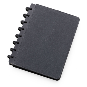 Caderno Personalizado PU Capa Dura Porta Caneta B5 22,3x18cm