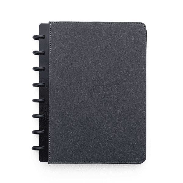 Caderno Personalizado PU Capa Dura Porta Caneta B5 22,3x18cm Foto