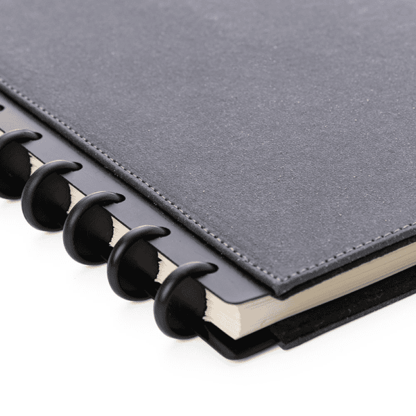 Caderno Personalizado PU Capa Dura Porta Caneta B5 22,3x18cm Foto
