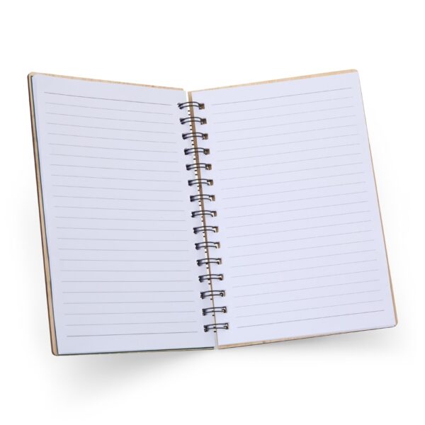 Caderno Ecológico Personalizado Bambu 21x14,6cm Detalhe