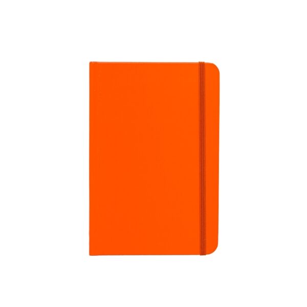 Caderno Personalizado Couchê Capa Dura 21x14cm Laranja