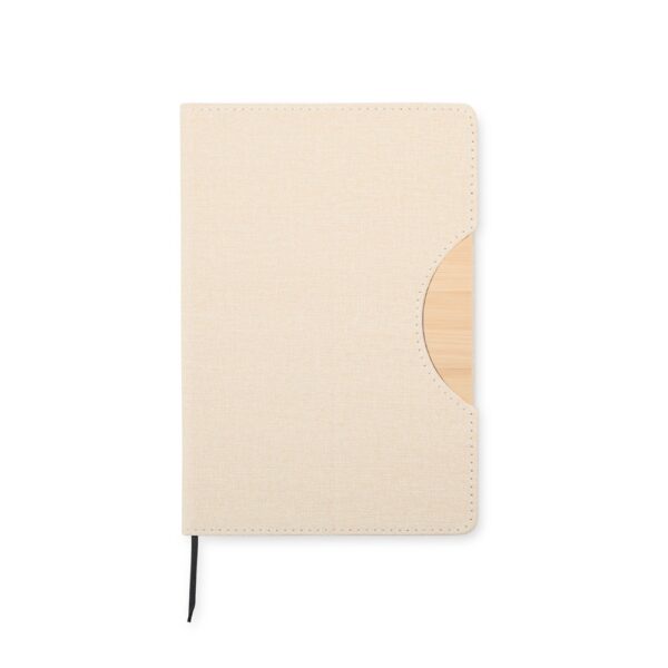 Caderno Personalizado Suporte Celular 21x14,3cm Bege