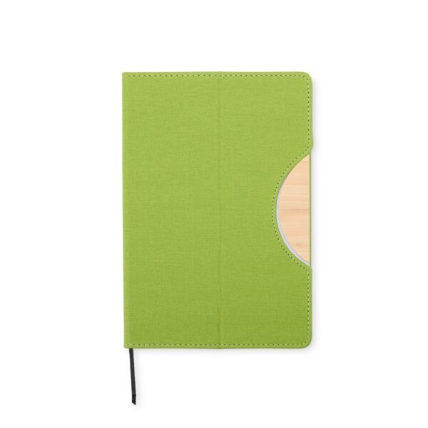 Caderno Personalizado Suporte Celular 21x14,3cm Verde