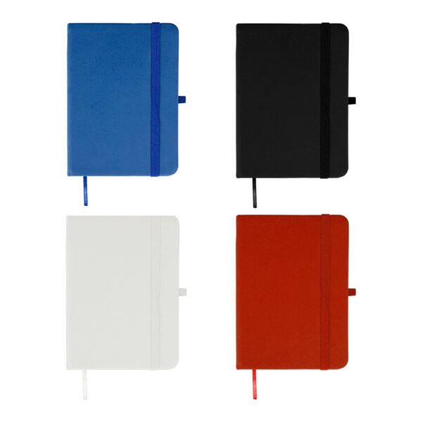 Caderno Personalizado Emborrachado Porta Caneta 17,6x12,8cm Detalhe