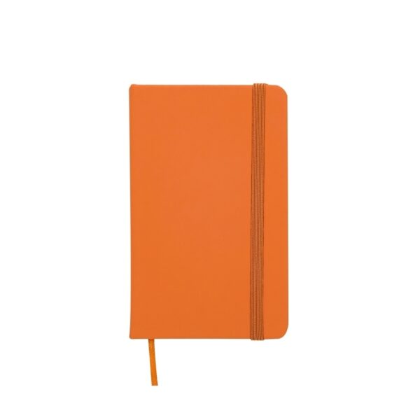 Caderno Personalizado Emborrachado 13,1x8,1cm Laranja