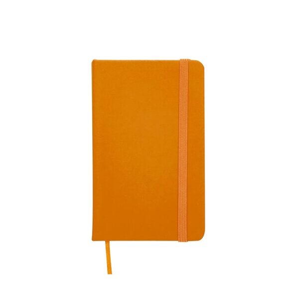 Caderno Personalizado Emborrachado 12,8x7,7cm Laranja