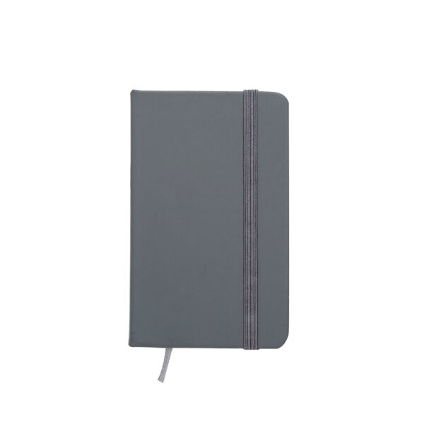 Caderno Personalizado Emborrachado 12,8x7,7cm Prata